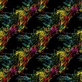 Abstract seamless grunge urban pattern with arrow, lines, graffiti, Shape textured elements, ink. Bright background