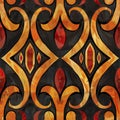 Abstract seamless hand drawn background pattern