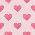 Abstract seamless heart pattern