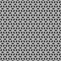 Abstract seamless hexagonal pattern with filled rhombuses Royalty Free Stock Photo