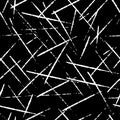 Abstract seamless ink pattern on black background Royalty Free Stock Photo