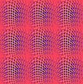 Abstract seamless intricate pattern red pink violet orange purple netting Royalty Free Stock Photo