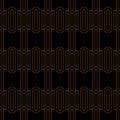 Abstract seamless lattice outline pattern. Hexagonal lattice pattern Royalty Free Stock Photo