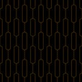 Abstract seamless lattice outline pattern. Hexagonal lattice pattern Royalty Free Stock Photo