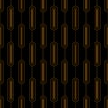 Abstract seamless lattice outline pattern. Hexagonal lattice pattern Royalty Free Stock Photo