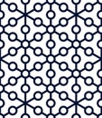 Abstract seamless line monochome geometric shape pattern design background