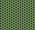 Abstract seamless luxury dark green geometric pattern background Royalty Free Stock Photo