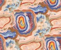 abstract seamless multicolored pattern with multicolored mineral texture