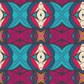 Abstract seamless ornament pattern. the kaleidoscope effect. Ethnic damask motif