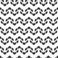 Abstract seamless pattern of arrows. Rhythmic structure of herringbone. Royalty Free Stock Photo