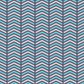 Abstract seamless pattern of arrows. Rhythmic structure of herringbone. Royalty Free Stock Photo