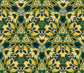 Abstract seamless pattern, background. Composed of colored geometric shapes. Royalty Free Stock Photo