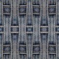 Abstract seamless pattern background. Jeans Textured