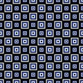 Abstract seamless pattern - vector square background design Royalty Free Stock Photo