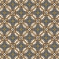 Abstract seamless pattern with decorative figures for fabric and ceramic. Royalty Free Stock Photo