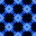 Abstract seamless pattern of diagonal blue and white rays