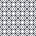 Abstract seamless pattern of different geometric forms. Endless repeat graphic illustration. Square, rhombus, triangle, hexagonal Royalty Free Stock Photo