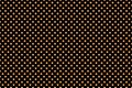 Abstract seamless pattern with different grunge effect. Black background with golden gradient polka dots. Template design for