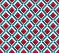 Abstract seamless pattern in elegant geometric style. Geometric ornament in folk style. Elegant retro background. Scandinavian