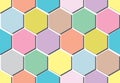 Abstract seamless pattern for the fabric of the colored circles.