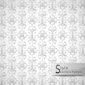 abstract seamless pattern floral lattice. white texture background