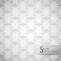 abstract seamless pattern flower mesh rope. white texture background Royalty Free Stock Photo