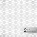 abstract seamless pattern flower row ribbon zigzag. white texture background