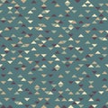 Abstract seamless pattern with geometric shapes triangles. Royalty Free Stock Photo