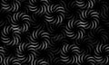Abstract seamless pattern with gray circle elements on dark background. Royalty Free Stock Photo