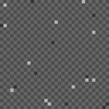 Abstract seamless pattern of grayscale rectangles in a pixel art style