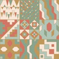 Abstract seamless pattern, hand drawn, design for textiles and packing Royalty Free Stock Photo