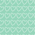 abstract seamless pattern of hearts. For prints, cards, invitations, birthday, holidays, party, celebration, wedding, Valentine's