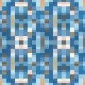 Abstract seamless pattern illustration of rectangular optical illusion tiles Royalty Free Stock Photo