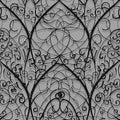 Abstract seamless pattern in Indian style