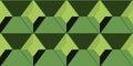 Abstract seamless pattern of interlocking green triangles and geometric shapes for modern background design Royalty Free Stock Photo