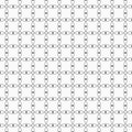 Abstract seamless pattern intersecting circles with dots inside. Royalty Free Stock Photo