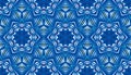 Abstract seamless pattern with kaleidoscope. Symmetric patterns of reflections of figures. Royalty Free Stock Photo