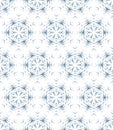 Abstract seamless pattern with kaleidoscope. Symmetric patterns of reflections of figures. Royalty Free Stock Photo
