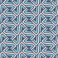 Abstract seamless pattern. Modern stylish texture. Geometric grid. Repeating geometric tiles from striped elements.