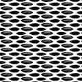 Abstract seamless pattern. Modern stylish texture with regularly repeating dotted hand sketched ovals. Royalty Free Stock Photo