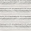 Abstract seamless pattern. Paper background with Hand drawing elements. Beige with black