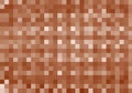 Abstract, seamless pattern,pixels, squares, geometry, texture, glass stripes,brown, beige, coffee, monochrome, leaf, summer,