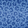 Abstract seamless pattern. Skin leopard, cheetah or panther. Animal print. Repeated indigo spots. Repeating blue fading background