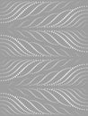 Abstract seamless pattern of smooth lines and halftones. Elegant geometric forms. Royalty Free Stock Photo