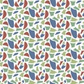 Abstract seamless pattern with spots of natural natural shades
