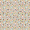 Abstract seamless pattern. Stones on the shore, pebbles. Royalty Free Stock Photo