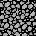 Abstract seamless pattern, terrazzo tile,white, black, grey, winter, black, background, texture, marble, stones, art design
