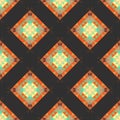 Abstract seamless pattern with texture of triangles. Strict geometric structure of the picture.