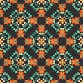 Abstract seamless pattern with texture of triangles. Strict geometric structure of the picture.