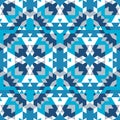 Abstract seamless pattern with texture of triangles. Strict geometric structure of the picture.